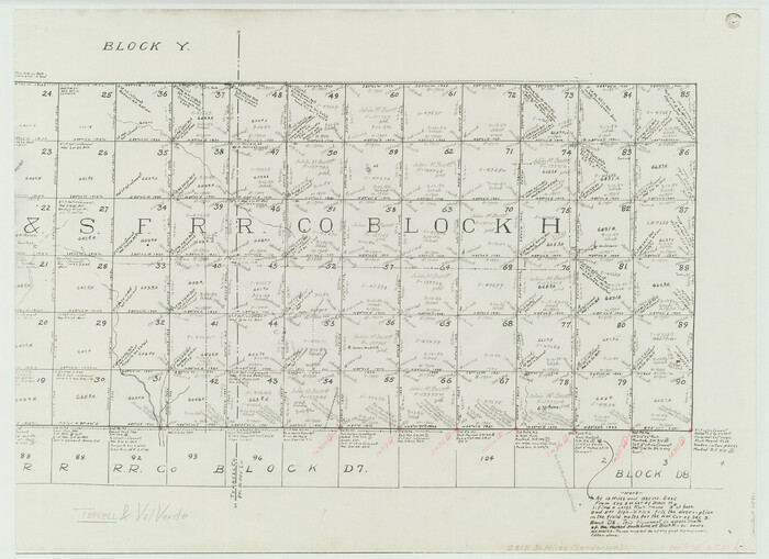 69801, Terrell County Working Sketch 19, General Map Collection