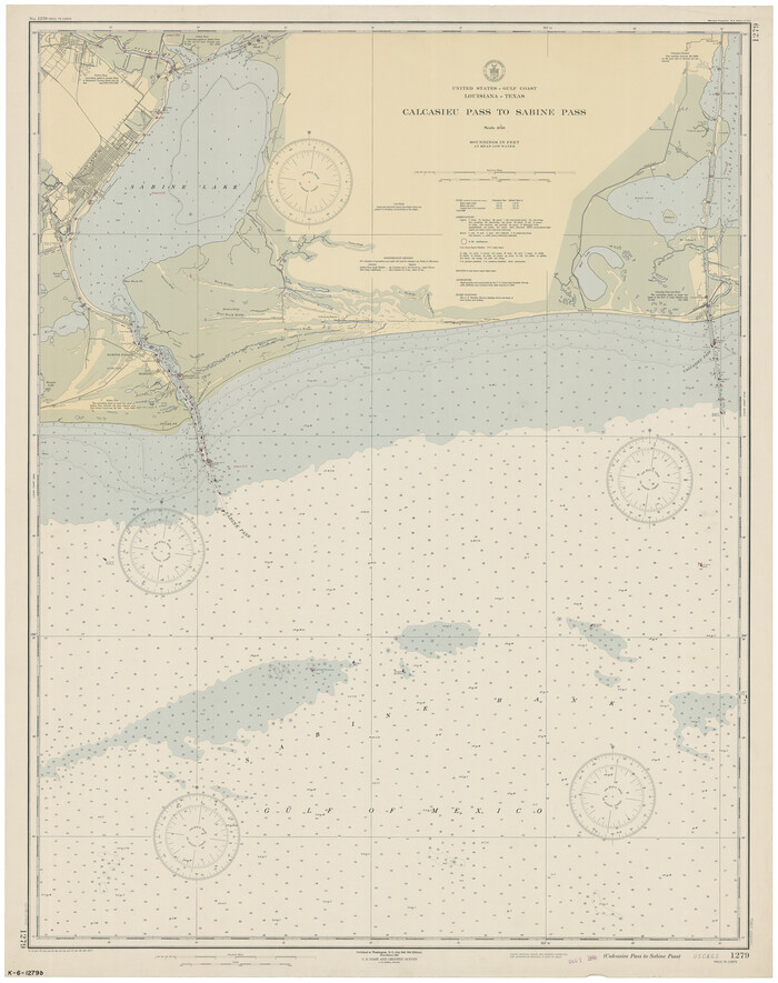69806, Calcasieu Pass to Sabine Pass, General Map Collection
