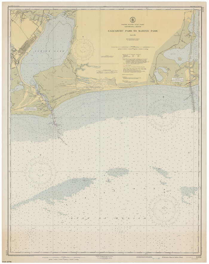 69808, Calcasieu Pass to Sabine Pass, General Map Collection
