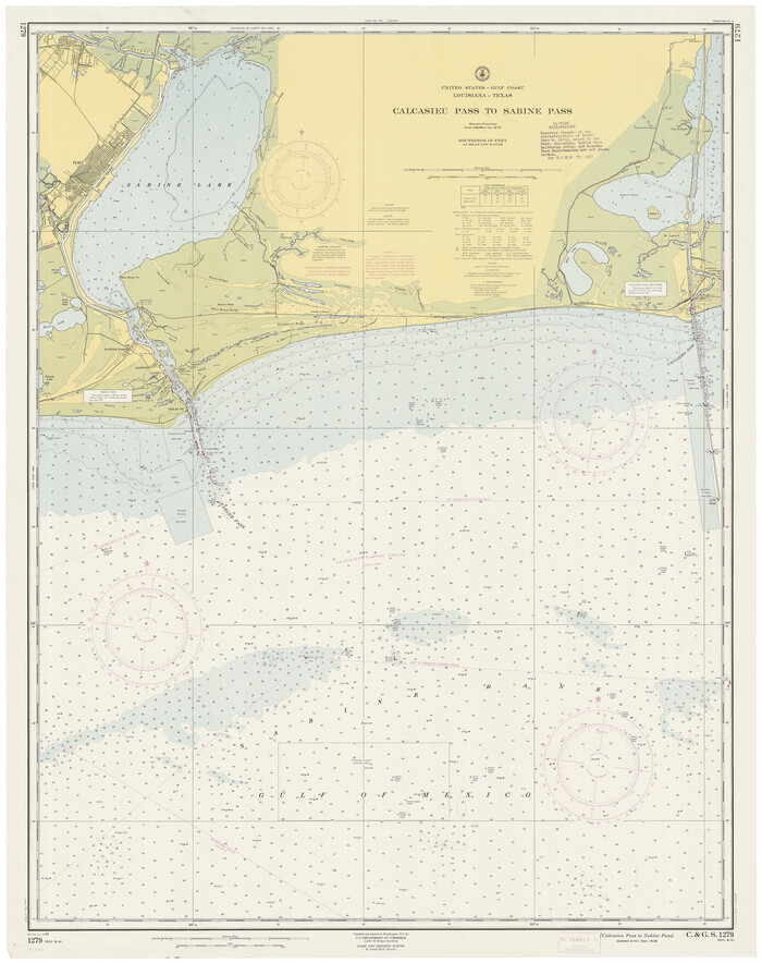 69809, Calcasieu Pass to Sabine Pass, General Map Collection
