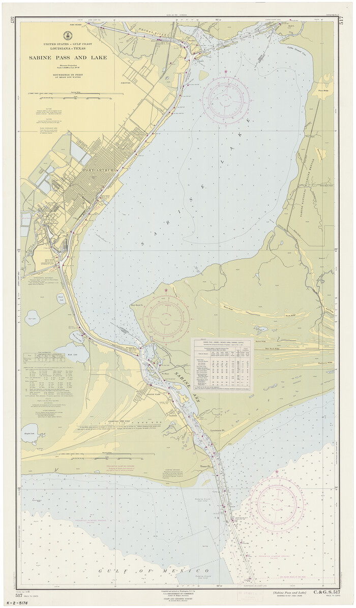 69824, Sabine Pass and Lake, General Map Collection