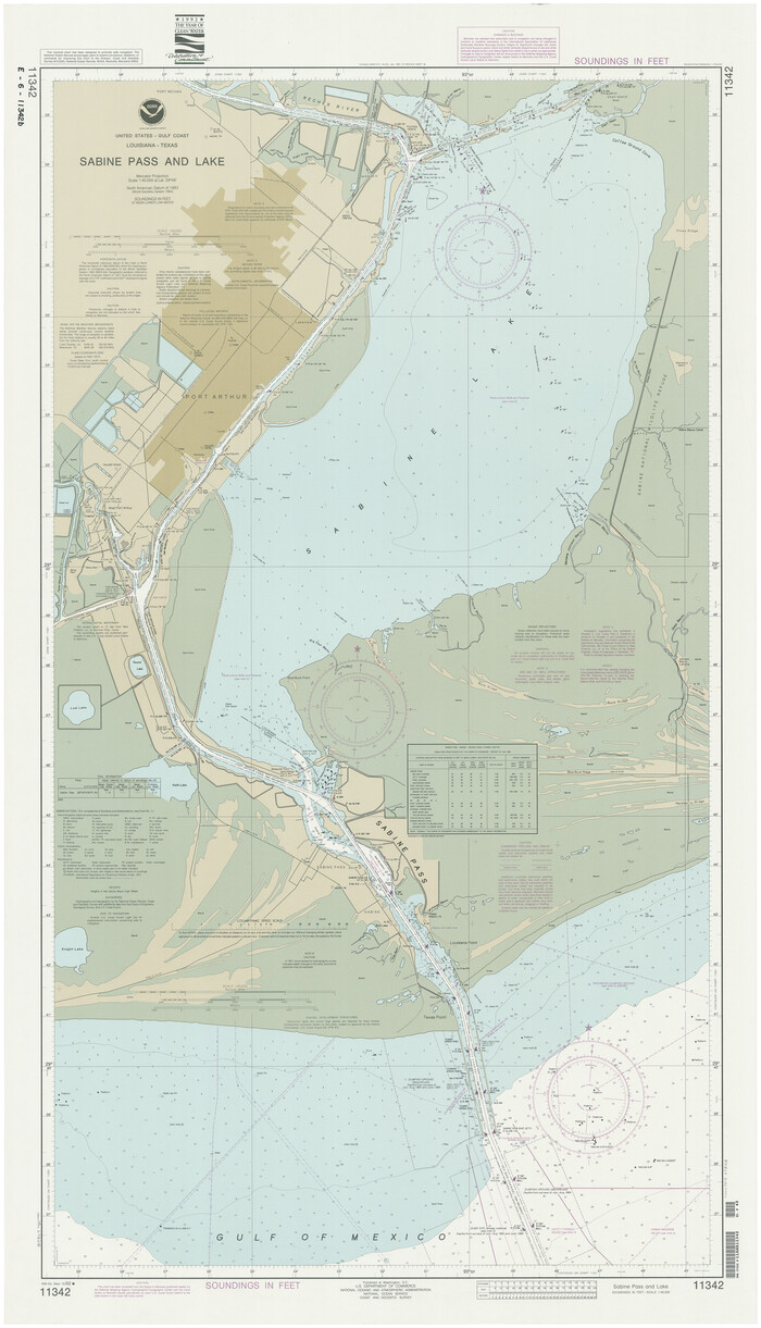 69828, Sabine Pass and Lake, General Map Collection