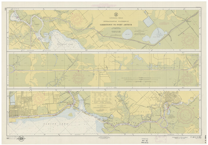 69829, Intracoastal Waterway - Gibbstown to Port Arthur, General Map Collection