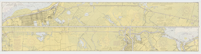 69836, Nautical Chart 885-SC Intracoastal Waterway - Ellender to Galveston Bay, Louisiana-Texas, General Map Collection