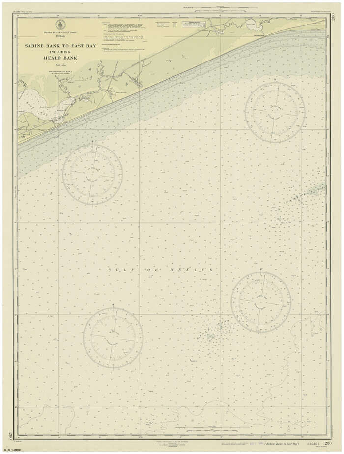 69845, Sabine Bank to East Bay including Heald Bank, General Map Collection
