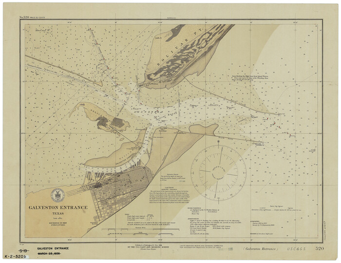 69859, Galveston Entrance, General Map Collection
