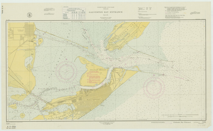 69860, Galveston Bay Entrance, General Map Collection