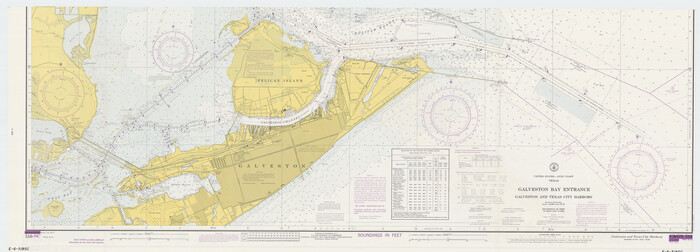 69862, Galveston Bay Entrance, Series No. 518, General Map Collection