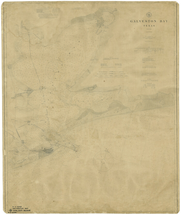 69871, Galveston Bay, General Map Collection
