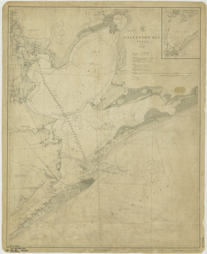 69872, Galveston Bay, General Map Collection