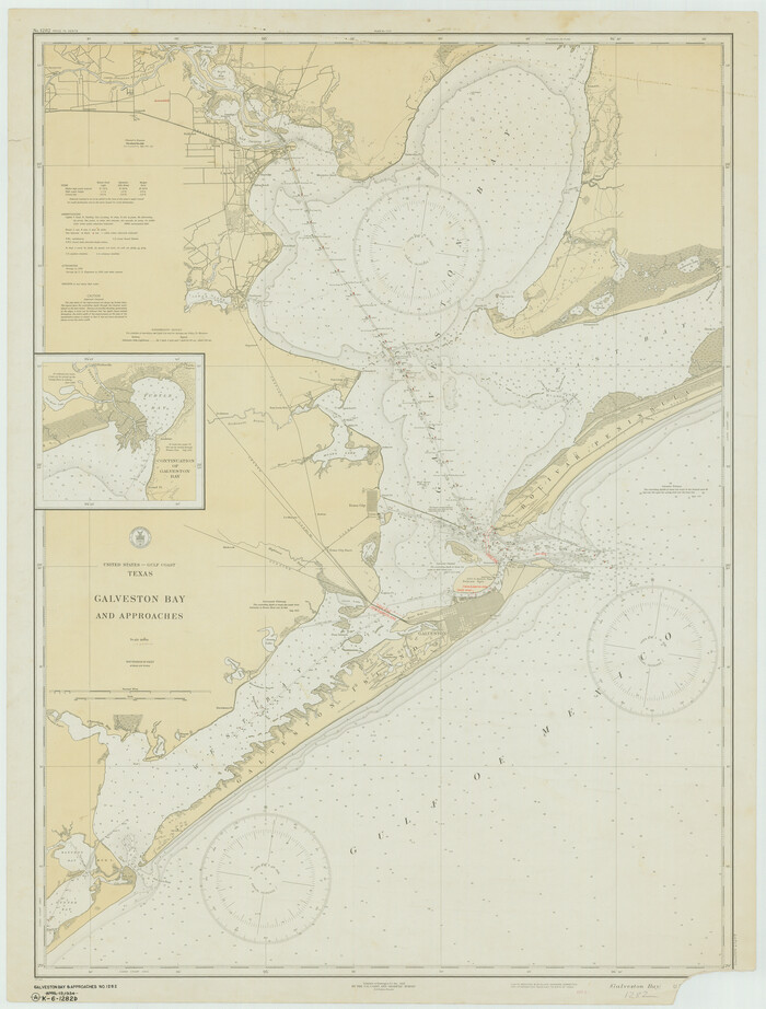 69874, Galveston Bay and Approaches, General Map Collection