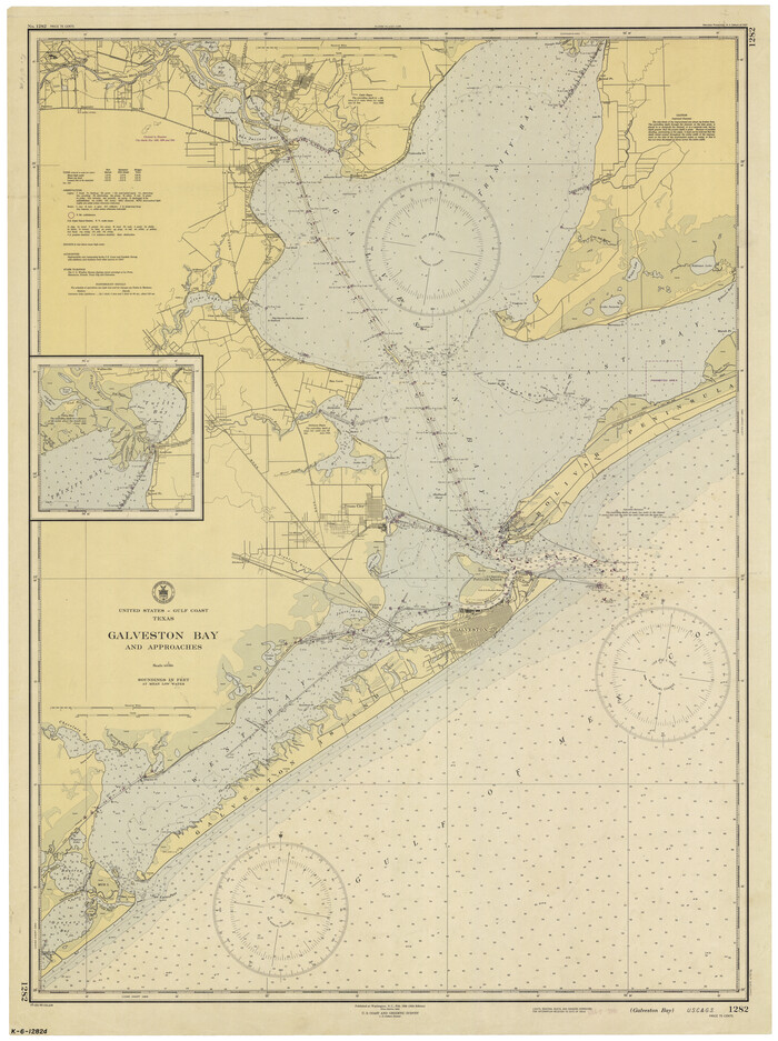 69876, Galveston Bay and Approaches, General Map Collection

