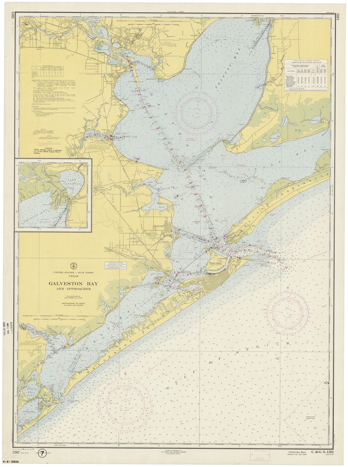 69877, Galveston Bay and Approaches, General Map Collection
