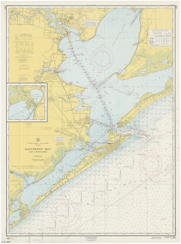 69878, Galveston Bay and Approaches, General Map Collection