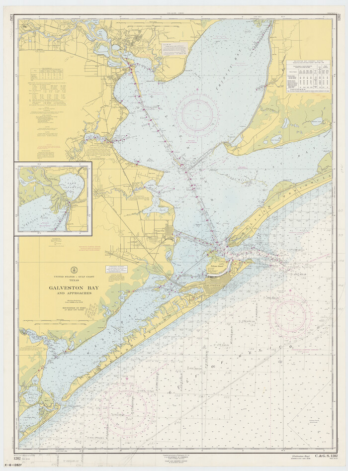 69878, Galveston Bay and Approaches, General Map Collection