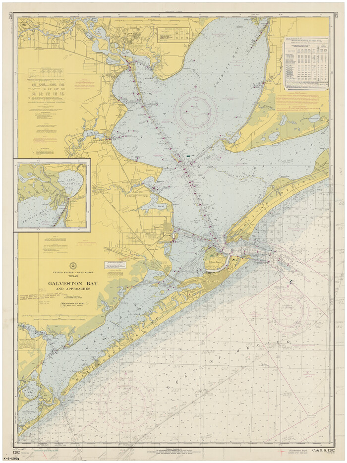 69879, Galveston Bay and Approaches, General Map Collection