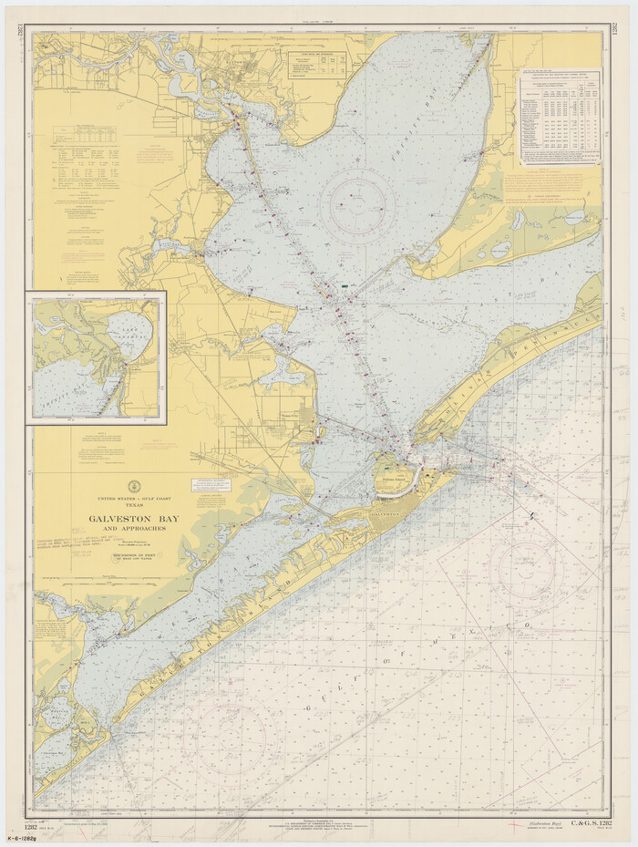 69879, Galveston Bay and Approaches, General Map Collection