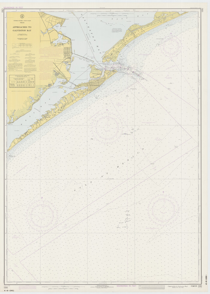 69882, Approaches to Galveston Bay, General Map Collection