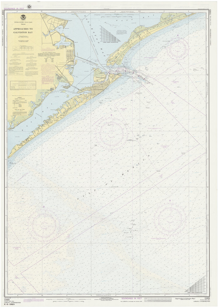 69883, Approaches to Galveston Bay, General Map Collection
