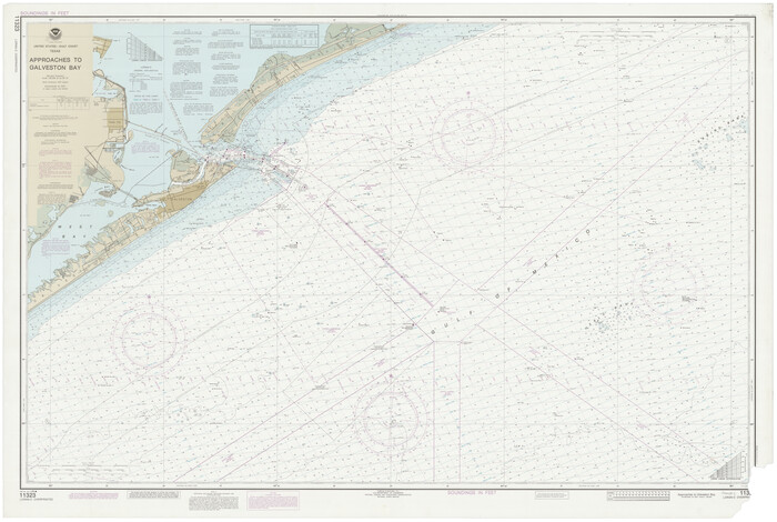 69886, Approaches to Galveston Bay, General Map Collection

