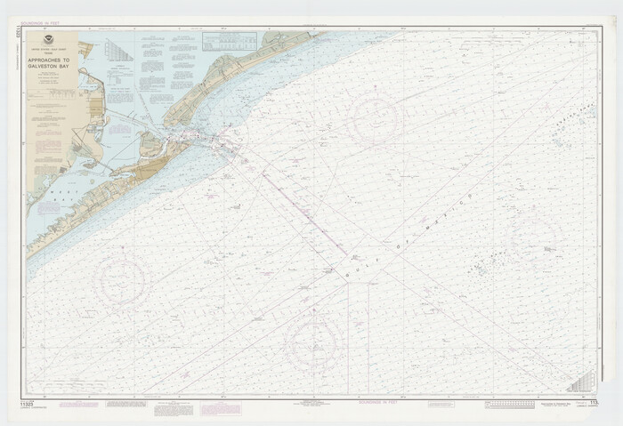 69886, Approaches to Galveston Bay, General Map Collection