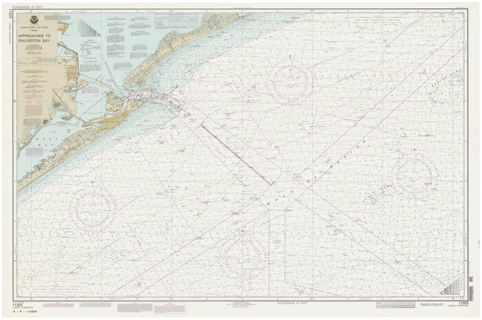 69888, Approaches to Galveston Bay, General Map Collection
