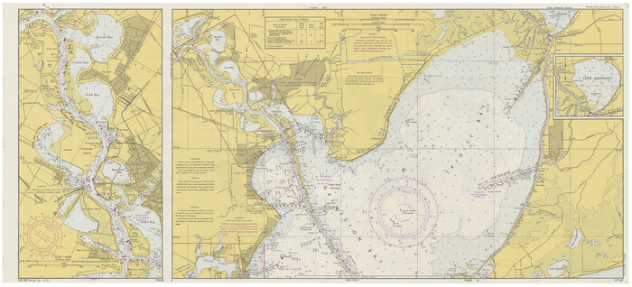 69889, Nautical Chart 152-SC - Galveston Bay, Texas, General Map Collection