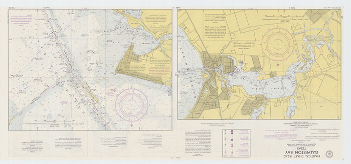 69890, Nautical Chart 152-SC - Galveston Bay, Texas, General Map Collection