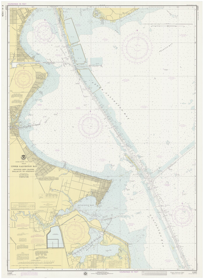 69897, Upper Galveston Bay, Houston Ship Channel, Dollar Pt. to Atkinson I., General Map Collection