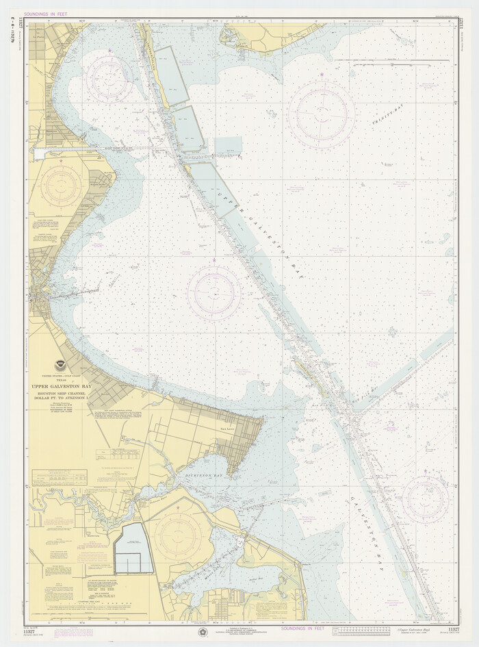 69897, Upper Galveston Bay, Houston Ship Channel, Dollar Pt. to Atkinson I., General Map Collection