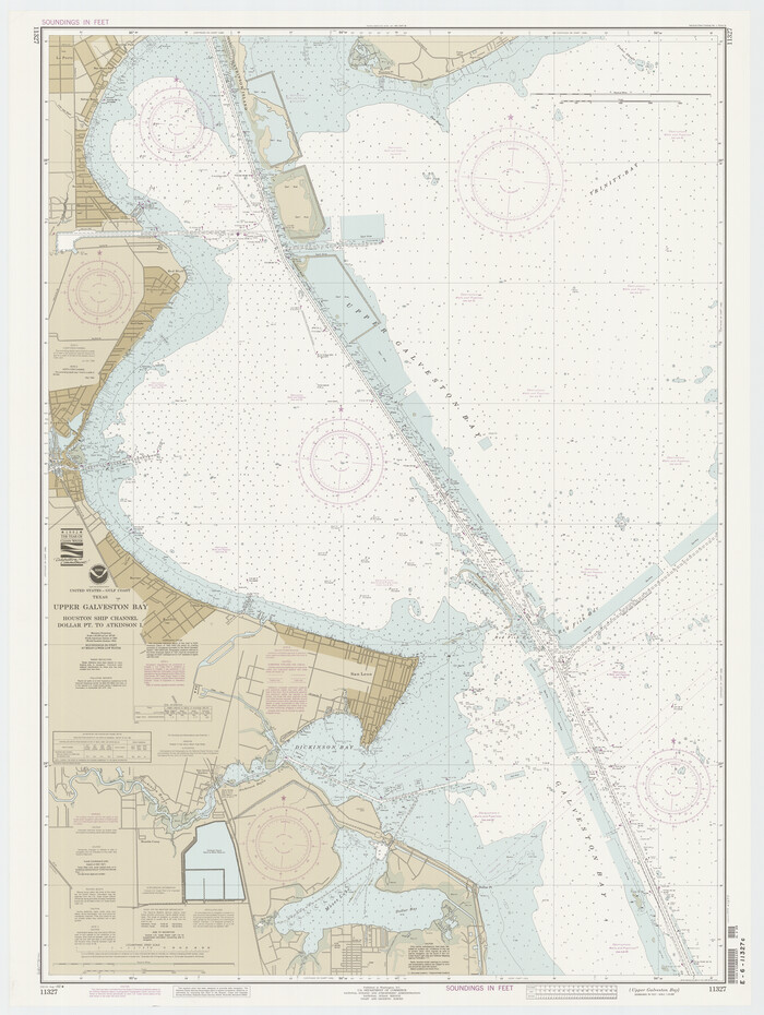 69899, Upper Galveston Bay, Houston Ship Channel, Dollar Pt. to Atkinson I., General Map Collection