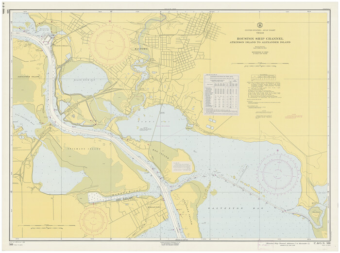 69900, Houston Ship Channel, Atkinson Island to Alexander Island, General Map Collection