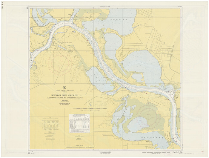 69905, Houston Ship Channel, Alexander Island to Carpenter Bayou, General Map Collection
