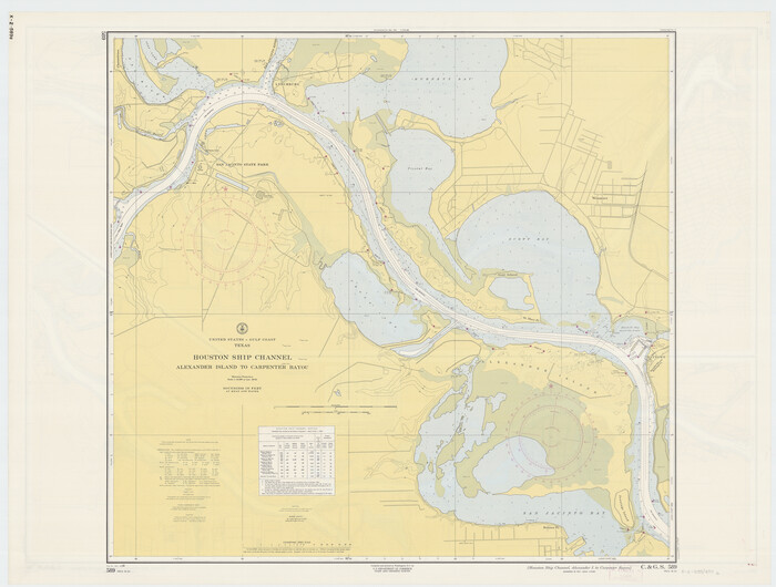 69905, Houston Ship Channel, Alexander Island to Carpenter Bayou, General Map Collection
