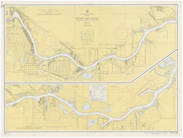 69906, Houston Ship Channel, Alexander Island to Carpenter Bayou, General Map Collection