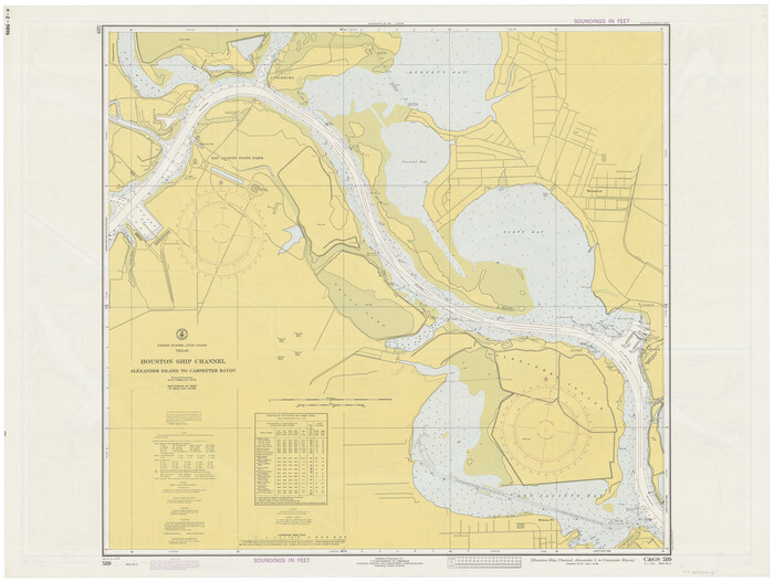 69907, Houston Ship Channel, Alexander Island to Carpenter Bayou, General Map Collection
