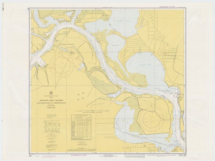 69907, Houston Ship Channel, Alexander Island to Carpenter Bayou, General Map Collection