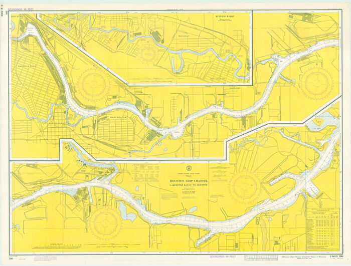 69908, Houston Ship Channel, Alexander Island to Carpenter Bayou, General Map Collection