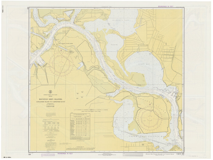 69909, Houston Ship Channel, Alexander Island to Carpenter Bayou, General Map Collection