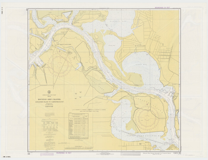 69909, Houston Ship Channel, Alexander Island to Carpenter Bayou, General Map Collection