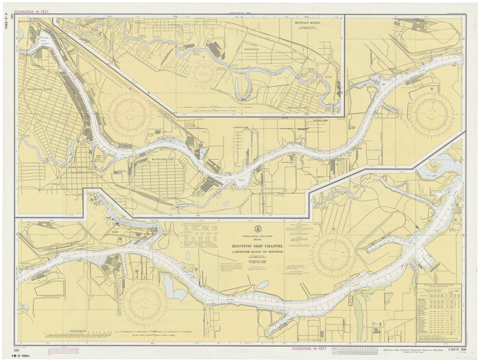 69910, Houston Ship Channel, Alexander Island to Carpenter Bayou, General Map Collection