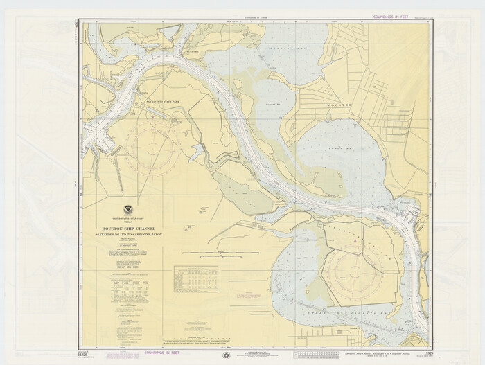 69911, Houston Ship Channel, Alexander Island to Carpenter Bayou, General Map Collection