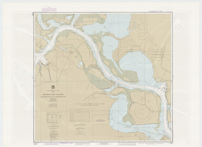 69913, Houston Ship Channel, Alexander Island to Carpenter Bayou, General Map Collection