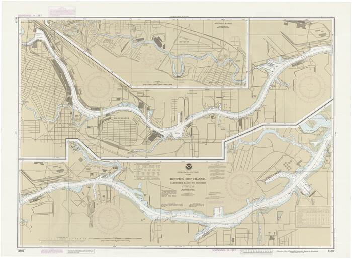 69914, Houston Ship Channel, Alexander Island to Carpenter Bayou, General Map Collection