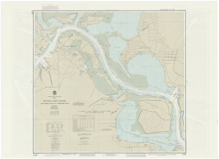 69915, Houston Ship Channel, Alexander Island to Carpenter Bayou, General Map Collection