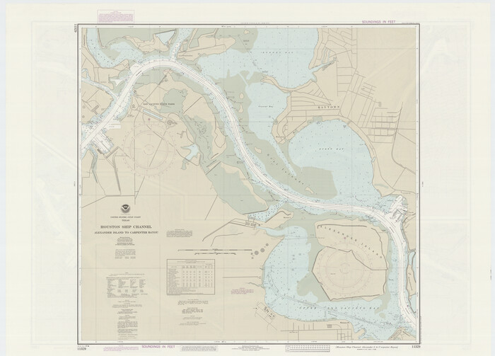 69915, Houston Ship Channel, Alexander Island to Carpenter Bayou, General Map Collection