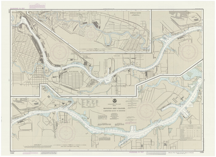 69916, Houston Ship Channel, Alexander Island to Carpenter Bayou, General Map Collection