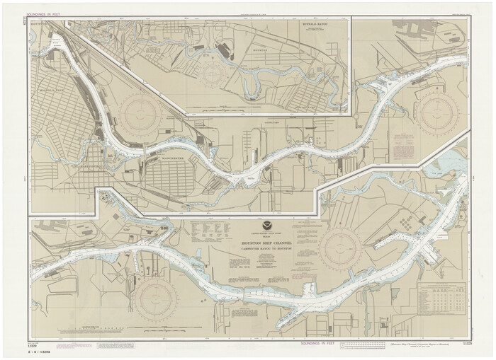 69918, Houston Ship Channel, Alexander Island to Carpenter Bayou, General Map Collection