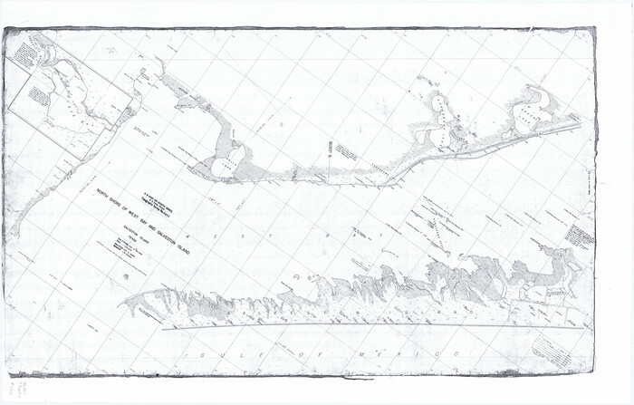 69931, North Shore of West Bay and Galveston Island, General Map Collection
