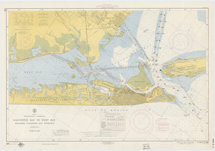 69932, Intracoastal Waterway - Galveston Bay to West Bay including Galveston Bay Entrance, General Map Collection